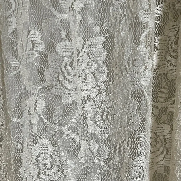 Umgee Open Front Lace Fringe Cardigan Boho Cottagecore | Size M - Picture 9 of 11